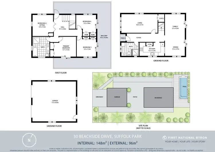 Floorplan of Homely house listing, 30 Beachside Drive, Suffolk Park NSW 2481