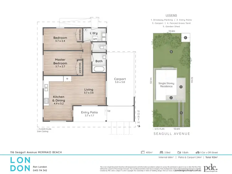 Floorplan of Homely house listing, 116 Seagull Avenue, Mermaid Beach QLD 4218