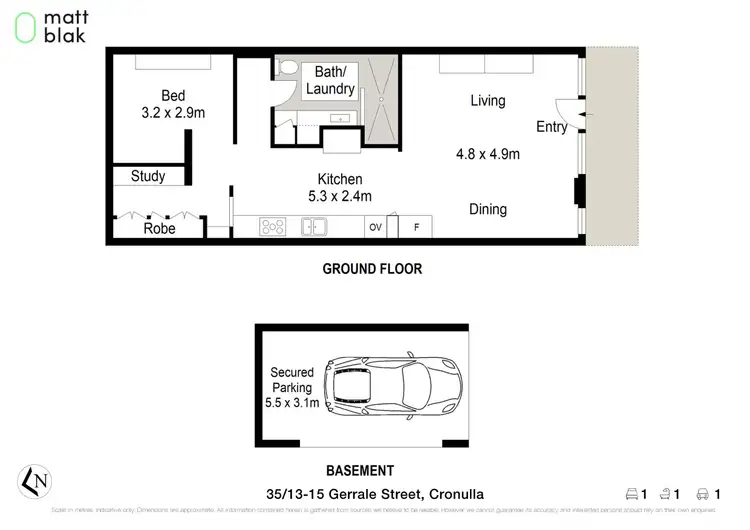 Floorplan of Homely apartment listing, 35/13-15 Gerrale Street, Cronulla NSW 2230