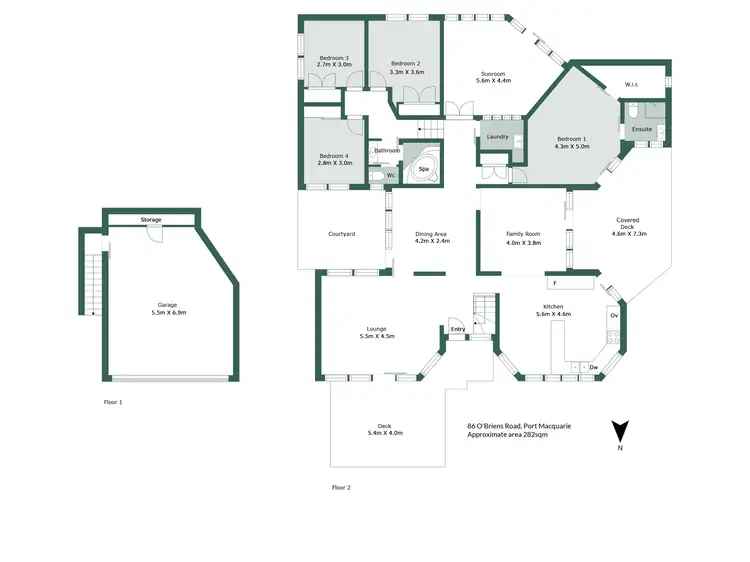 Floorplan of Homely house listing, 86 O'Briens Road, Port Macquarie NSW 2444