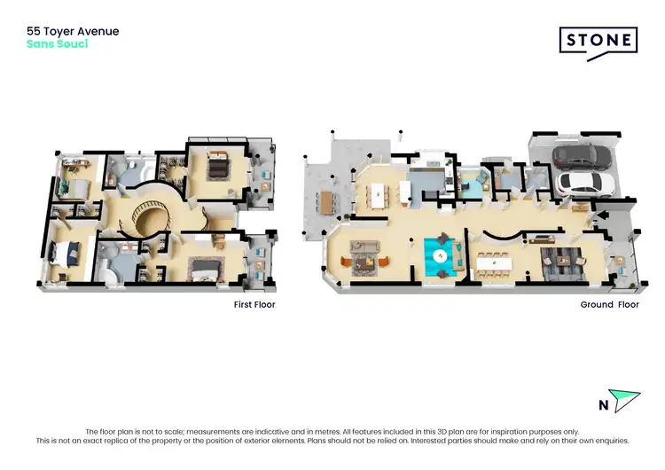 Floorplan of Homely house listing, 55 Toyer Avenue, Sans Souci NSW 2219