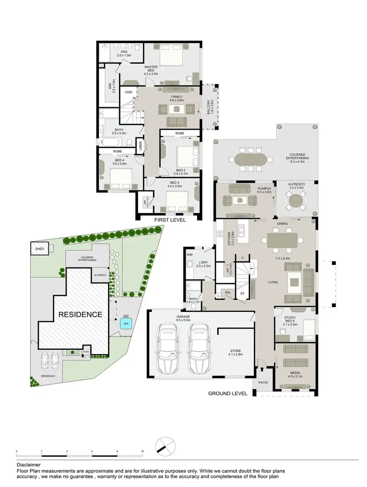Floorplan of Homely house listing, 27 Brookwater Circuit, Colebee NSW 2761