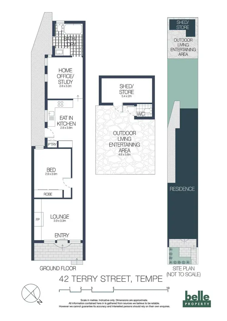 Floorplan of Homely house listing, 42 Terry Street, Tempe NSW 2044