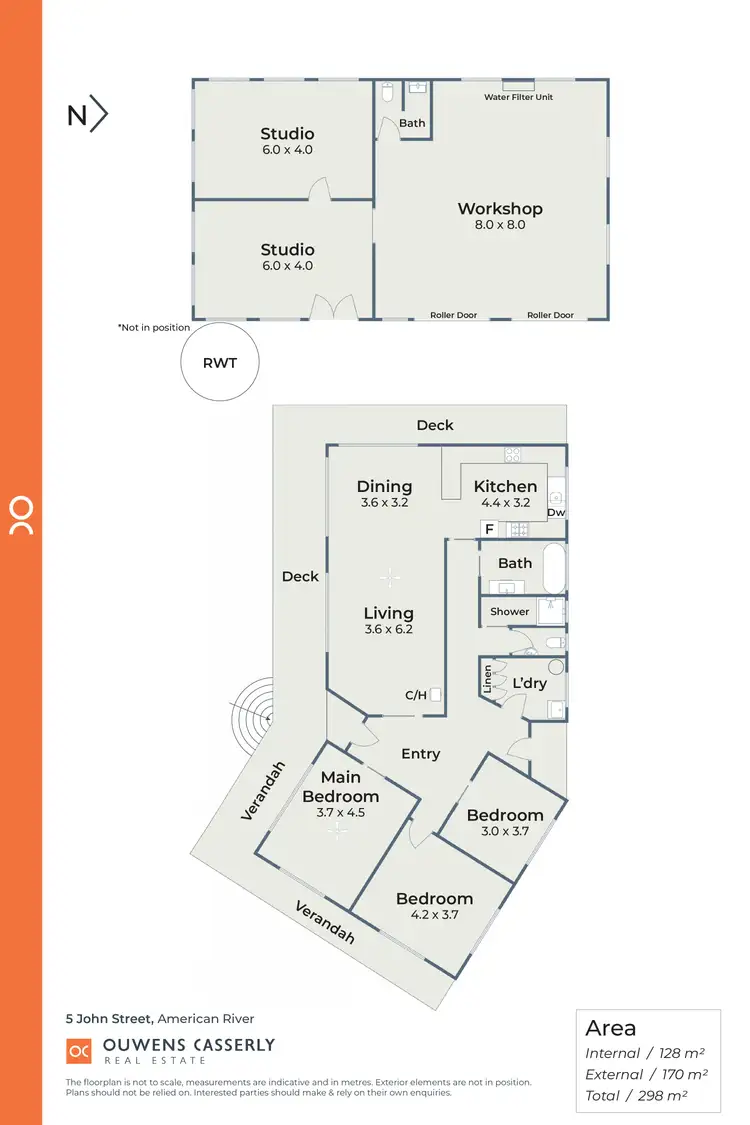 Floorplan of Homely house listing, 5 John Street, American River SA 5221
