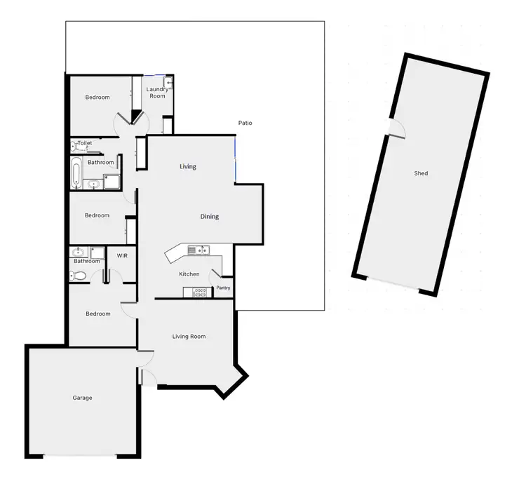 Floorplan of Homely house listing, 32 Olympic Way, Mildura VIC 3500