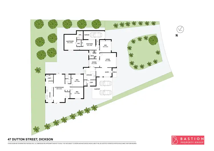 Floorplan of Homely house listing, 47 Dutton Street, Dickson ACT 2602