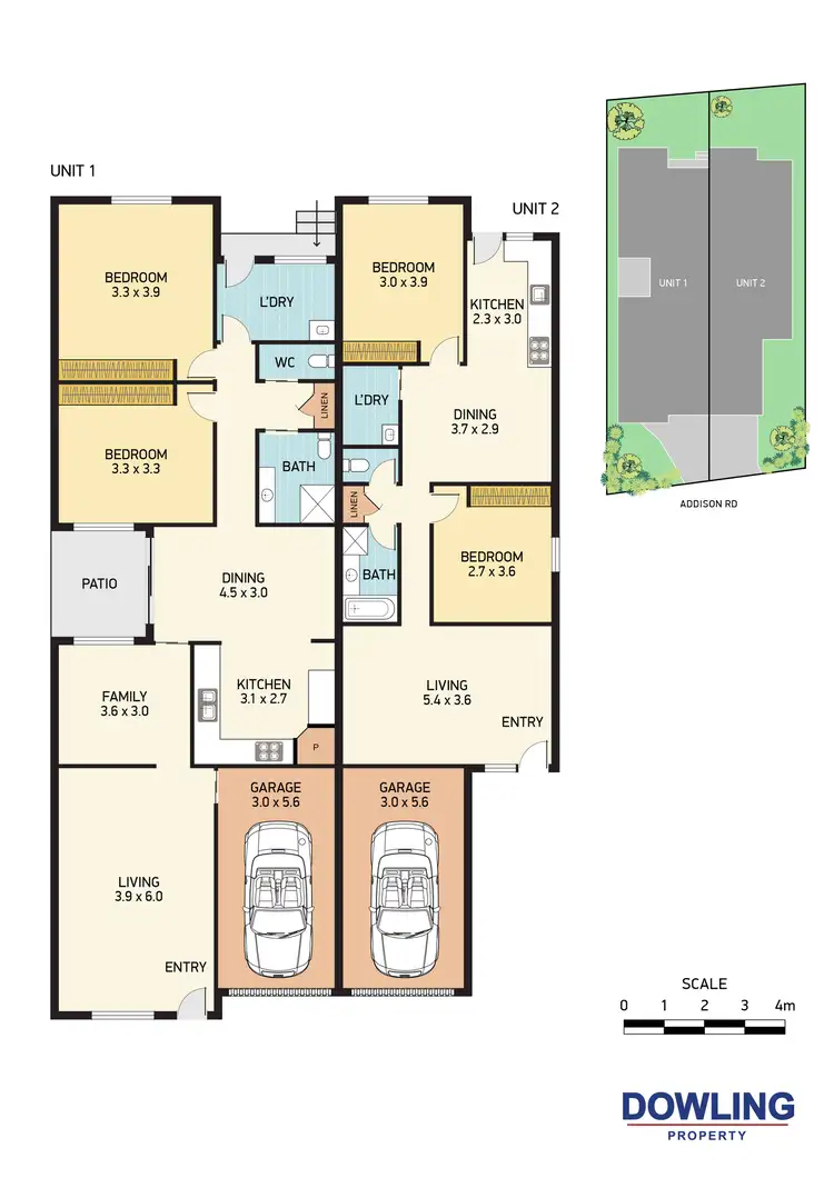 Floorplan of Homely block of units listing, 4 Addison Road, New Lambton NSW 2305