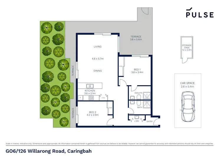 Floorplan of Homely unit listing, G06/128 Willarong Road, Caringbah NSW 2229
