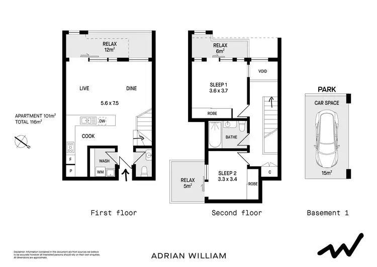 Floorplan of Homely apartment listing, 21/119-135 Church Street, Camperdown NSW 2050