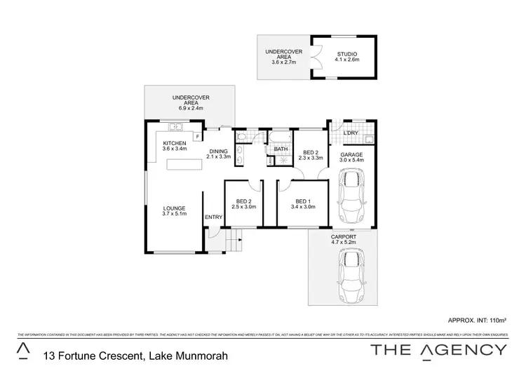 Floorplan of Homely house listing, 13 Fortune Crescent, Lake Munmorah NSW 2259
