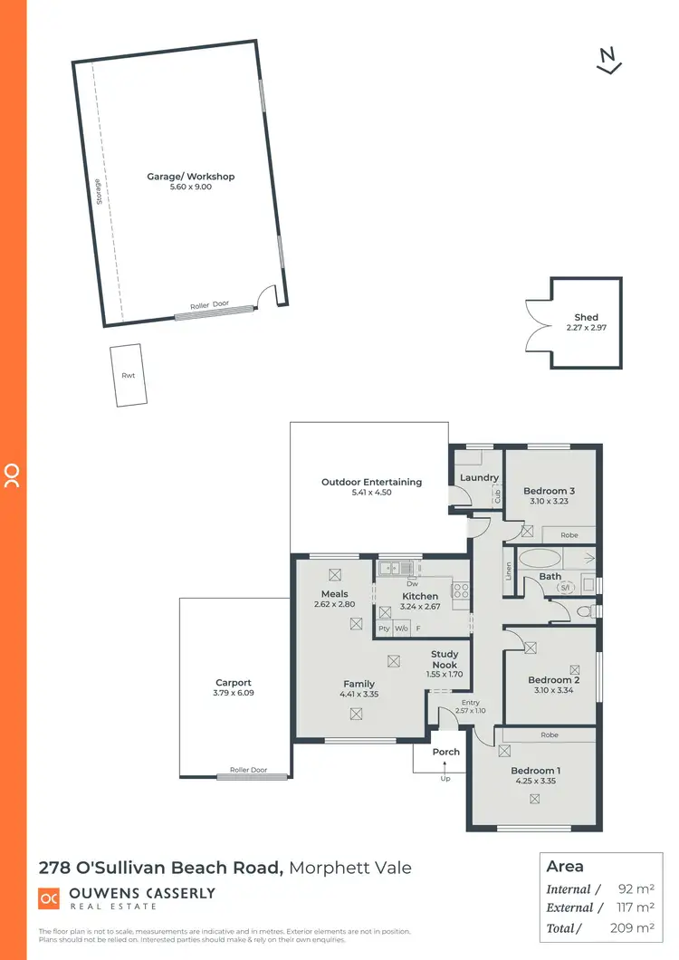 Floorplan of Homely house listing, 278 O'Sullivan Beach Road, Morphett Vale SA 5162