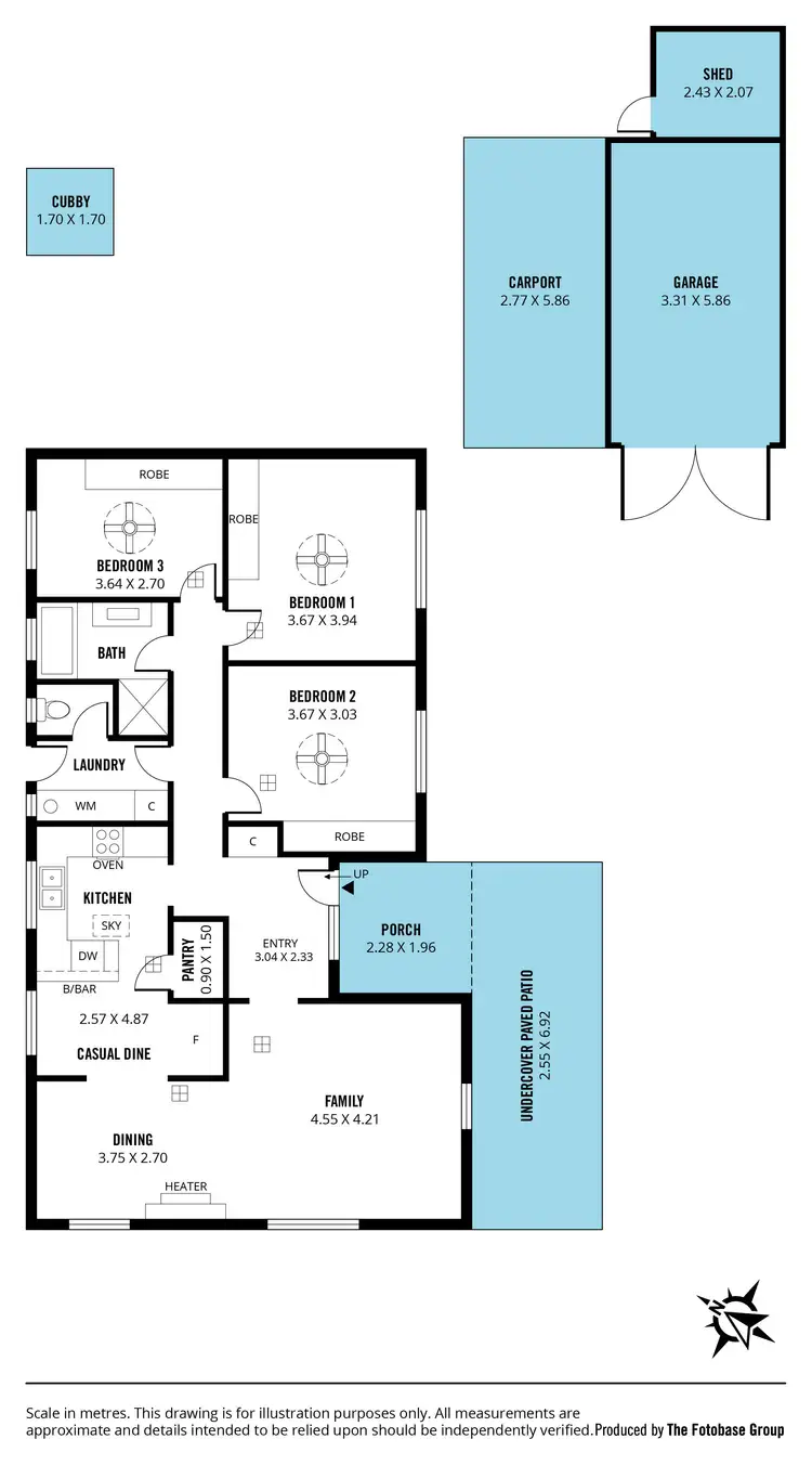 Floorplan of Homely house listing, 8 Dickerson Crescent, Trott Park SA 5158
