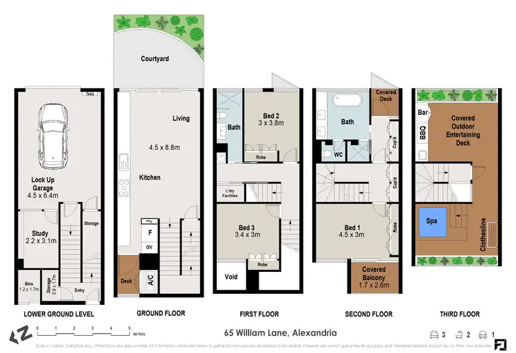 Floorplan of Homely house listing, 65 William Lane, Alexandria NSW 2015