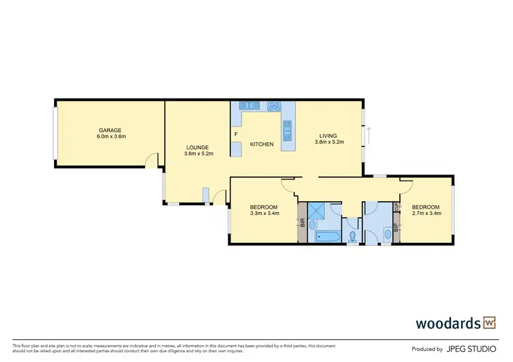 Floorplan of Homely unit listing, 2B Menzies Drive, Sunbury VIC 3429