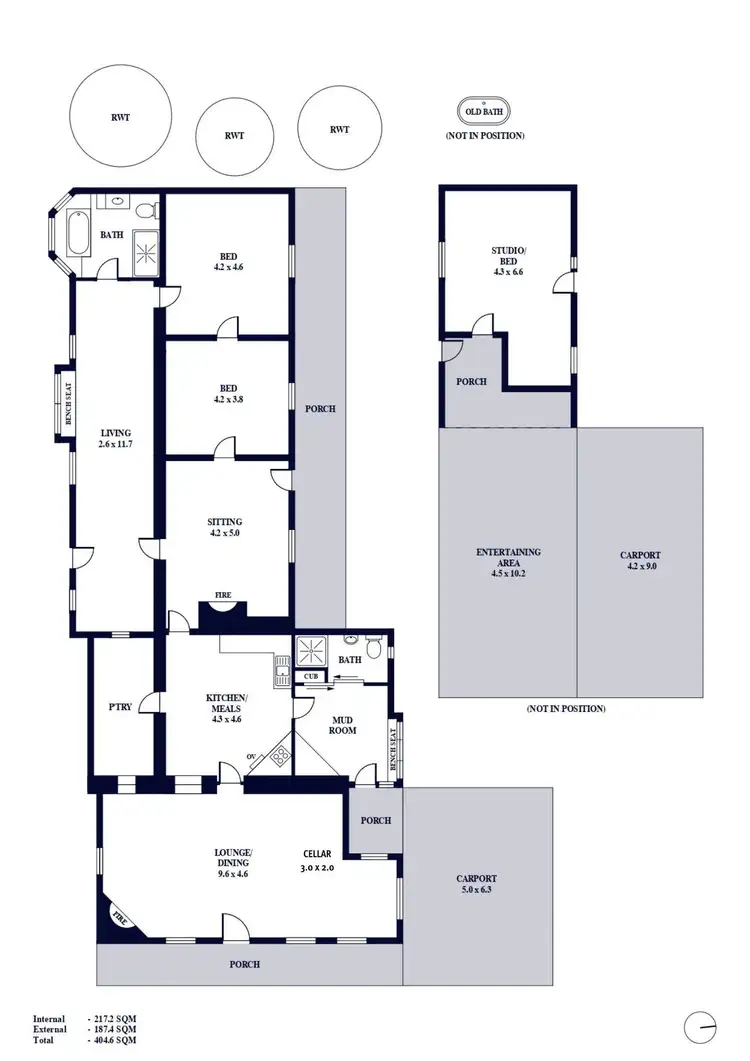 Floorplan of Homely house listing, 102 Robert Steele Road, Seppeltsfield SA 5355