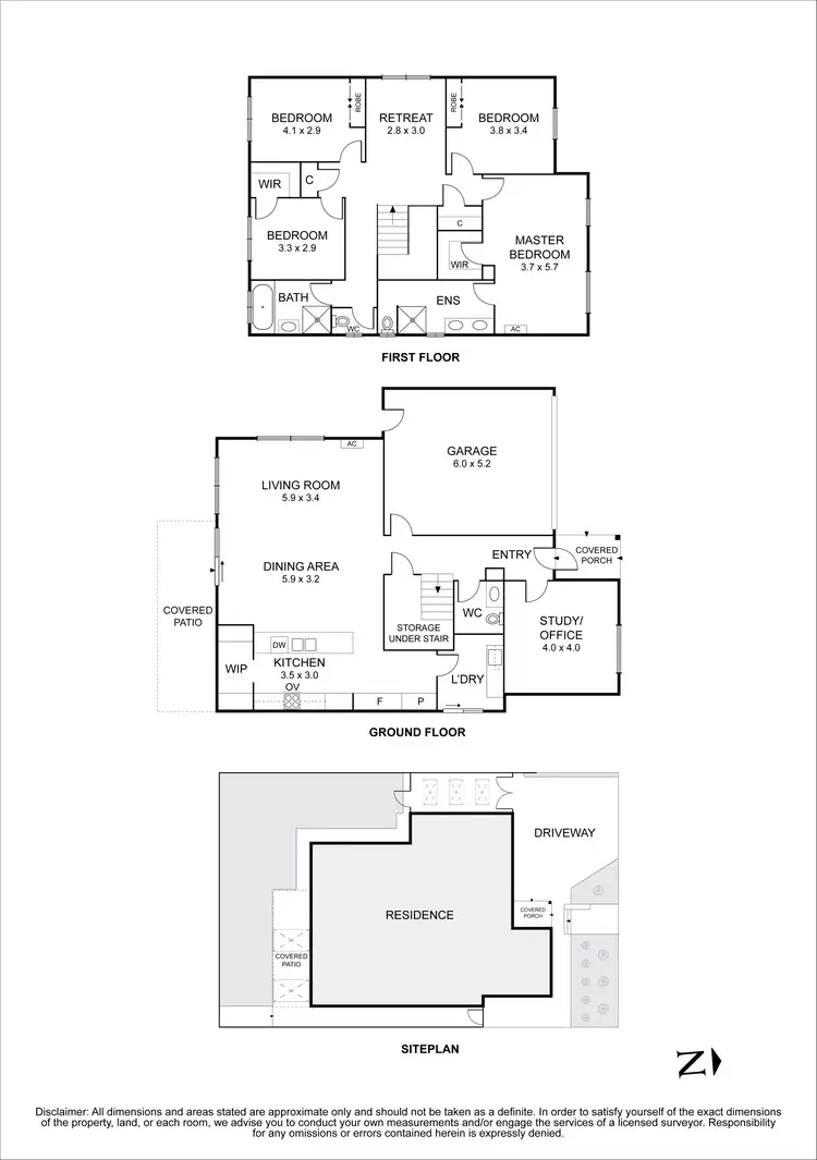 Floorplan of Homely house listing, 13 Windmill Avenue, Sunbury VIC 3429