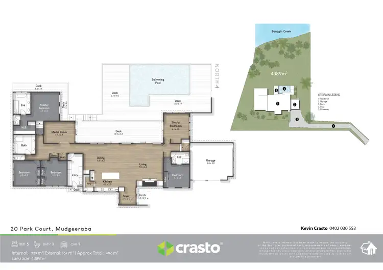 Floorplan of Homely house listing, 20 Park Court, Mudgeeraba QLD 4213