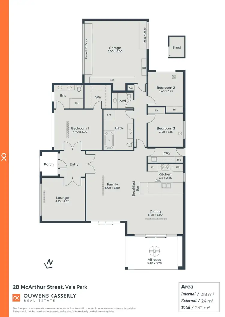 Floorplan of Homely house listing, 2B McArthur Street, Vale Park SA 5081