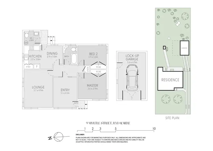 Floorplan of Homely house listing, 9 & 11 Myrtle Street, Rydalmere NSW 2116