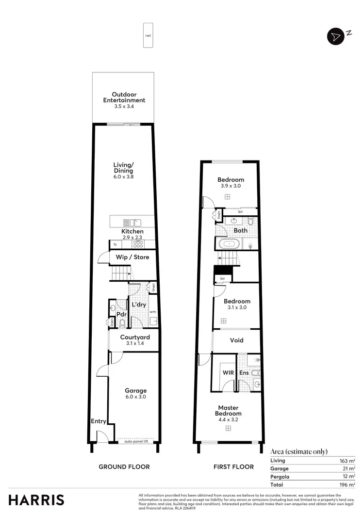 Floorplan of Homely house listing, 8b Kerry Street, Campbelltown SA 5074
