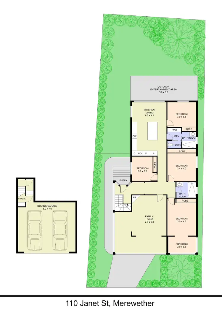 Floorplan of Homely house listing, 110 Janet Street, Merewether NSW 2291