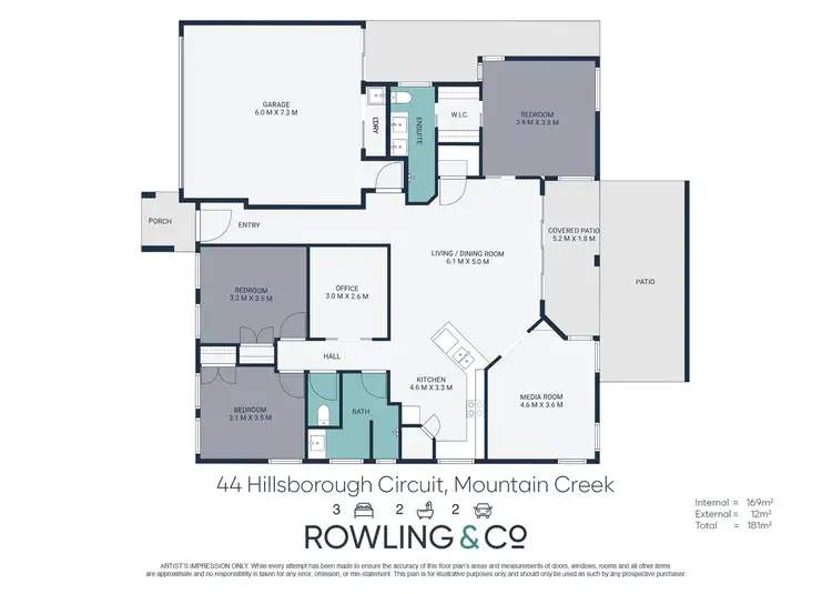 Floorplan of Homely house listing, 44 Hillsborough Circuit, Mountain Creek QLD 4557