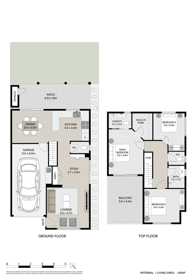 Floorplan of Homely townhouse listing, 3/26 Dorinda Street, Greenslopes QLD 4120