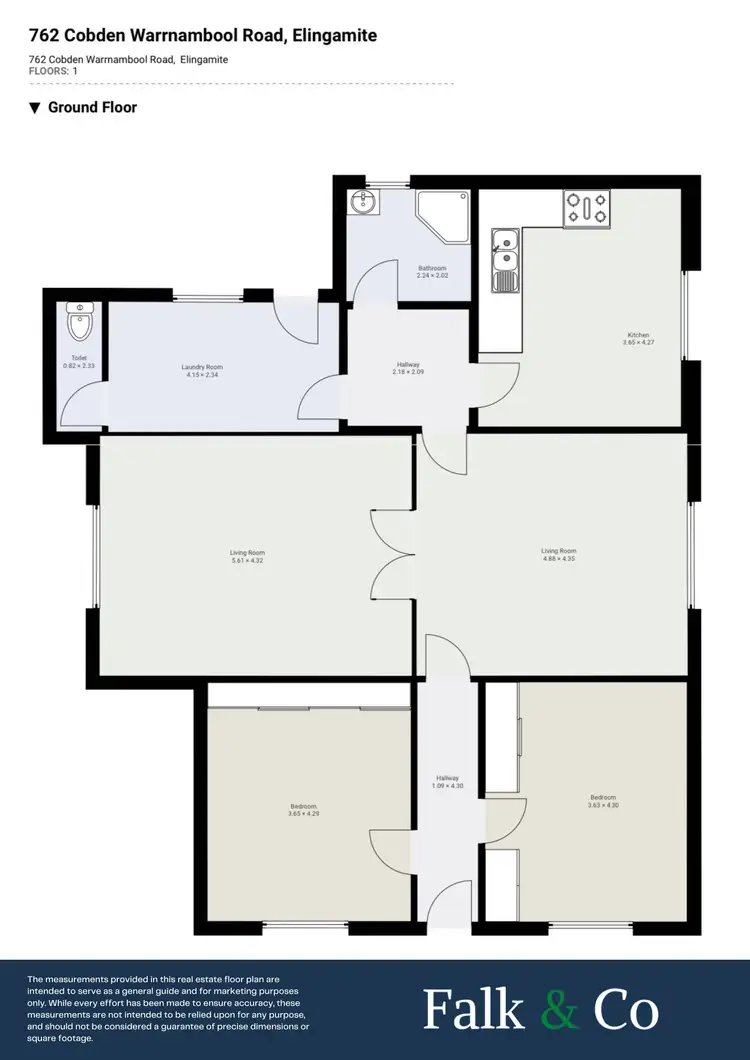 Floorplan of Homely rural property listing, 762 Cobden Warrnambool Road, Elingamite VIC 3266