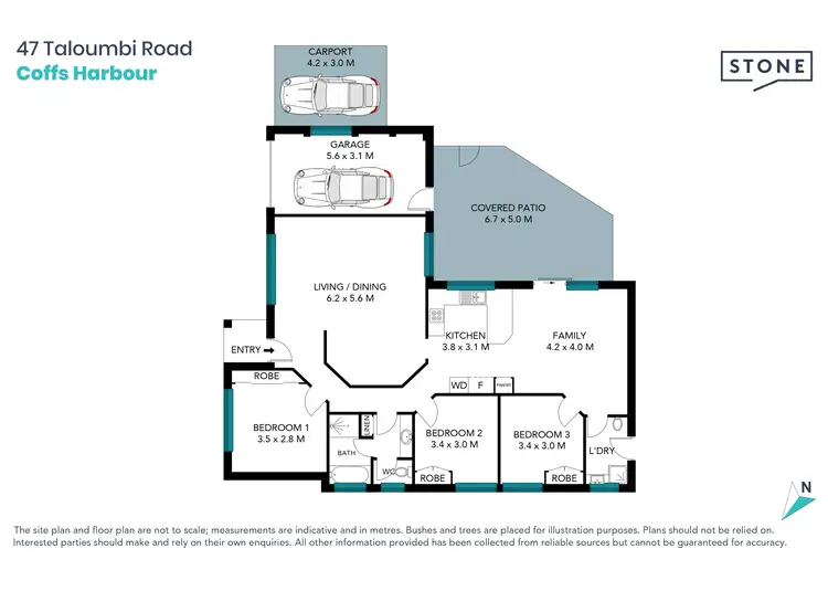 Floorplan of Homely house listing, 47 Taloumbi Road, Coffs Harbour NSW 2450