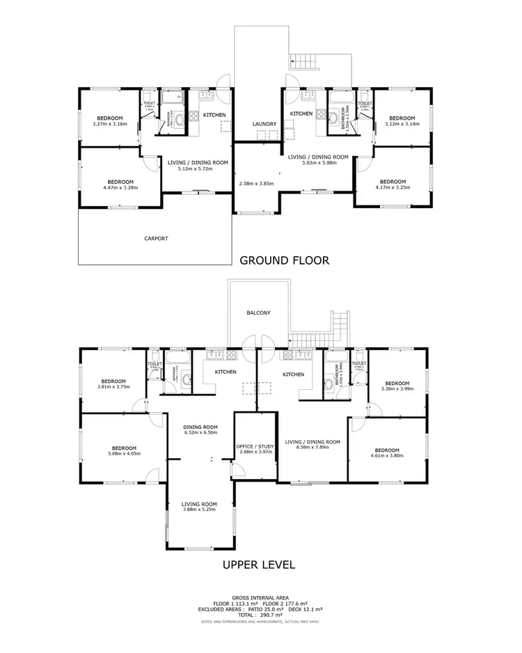 Floorplan of Homely block of units listing, 27 Atherton Street, Yorkeys Knob QLD 4878