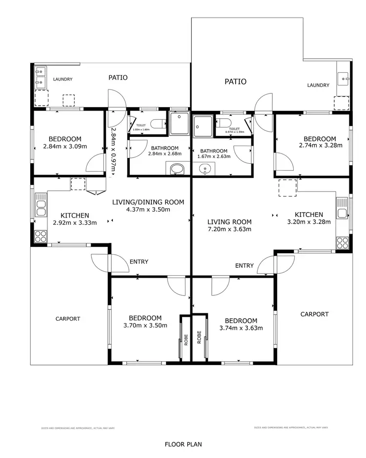 Floorplan of Homely house listing, 32 Mahogany Street, Manoora QLD 4870