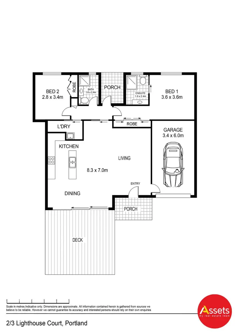 Floorplan of Homely house listing, 2/3 Lighthouse Avenue, Portland VIC 3305