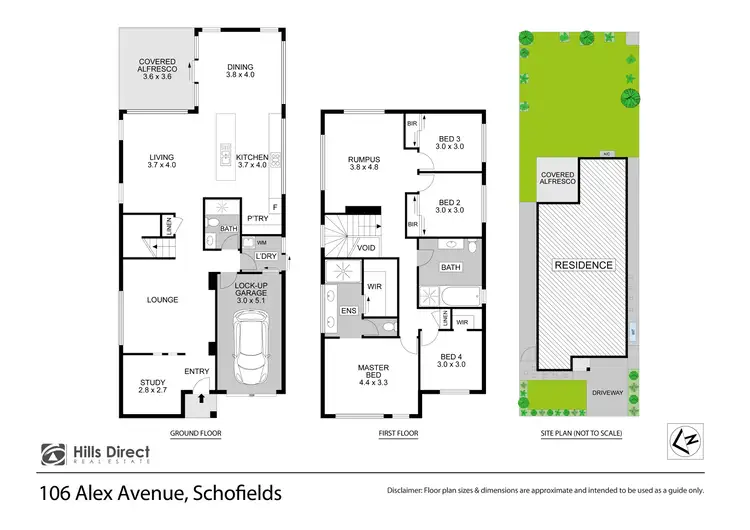 Floorplan of Homely house listing, 106 Alex Avenue, Schofields NSW 2762