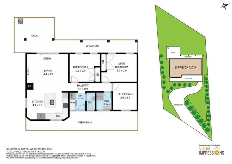 Floorplan of Homely house listing, 23 Anthony Grove, Woori Yallock VIC 3139