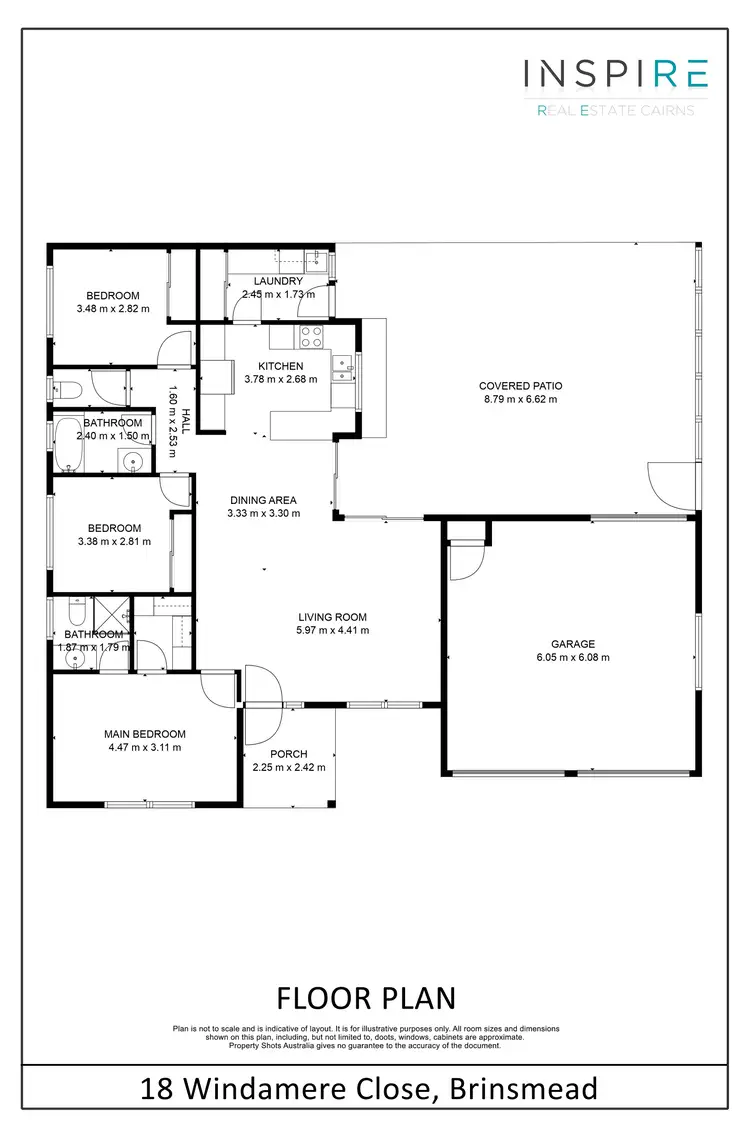 Floorplan of Homely house listing, 18 Windamere Close, Brinsmead QLD 4870