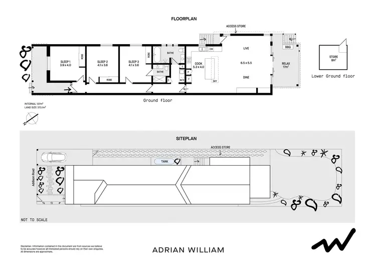 Floorplan of Homely house listing, 216 Addison Road, Marrickville NSW 2204