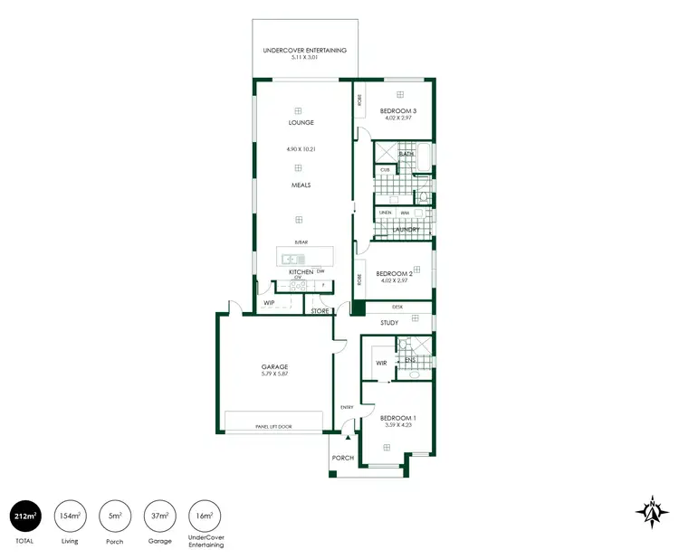 Floorplan of Homely house listing, 8 Springbrook Drive, Mount Barker SA 5251