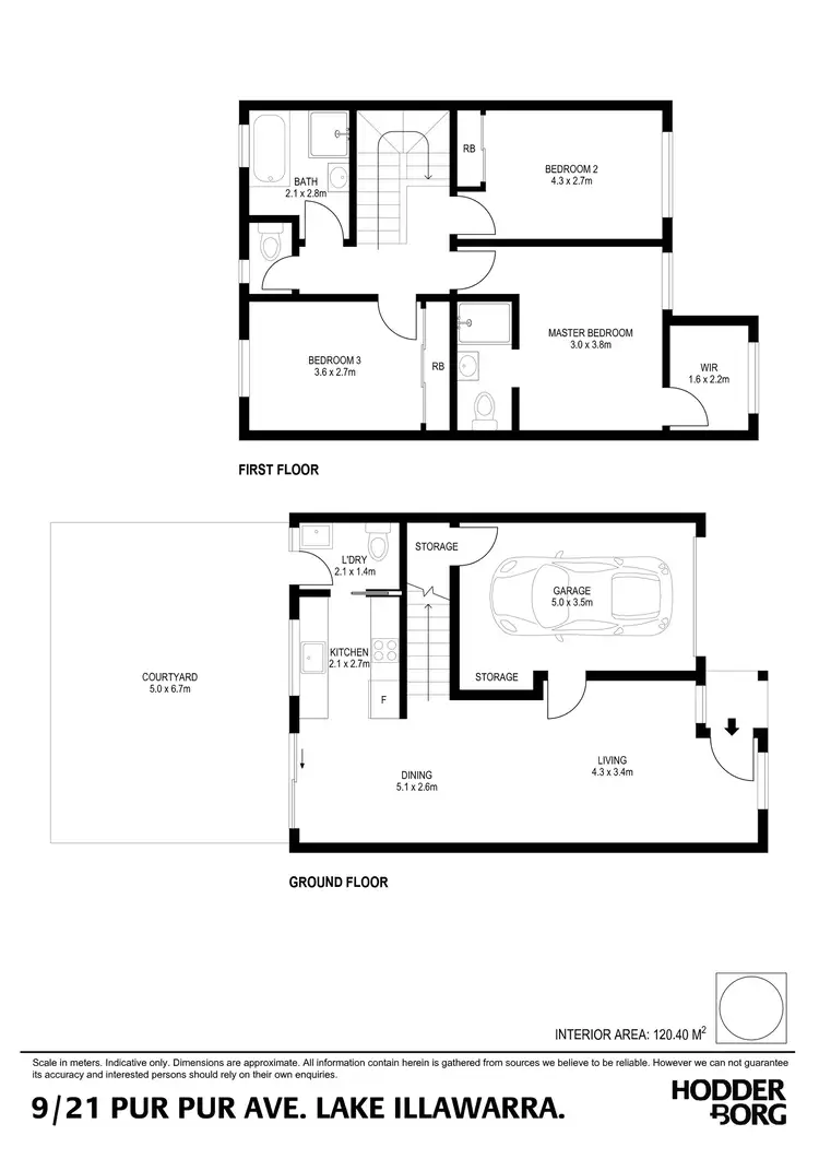 Floorplan of Homely townhouse listing, 9/21 Pur Pur Ave, Lake Illawarra NSW 2528