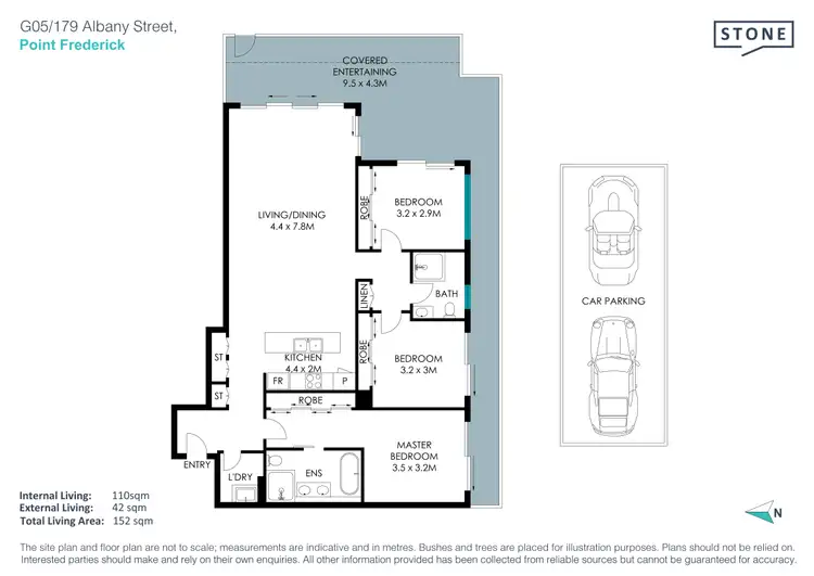 Floorplan of Homely apartment listing, G05/179 Albany Street, Point Frederick NSW 2250