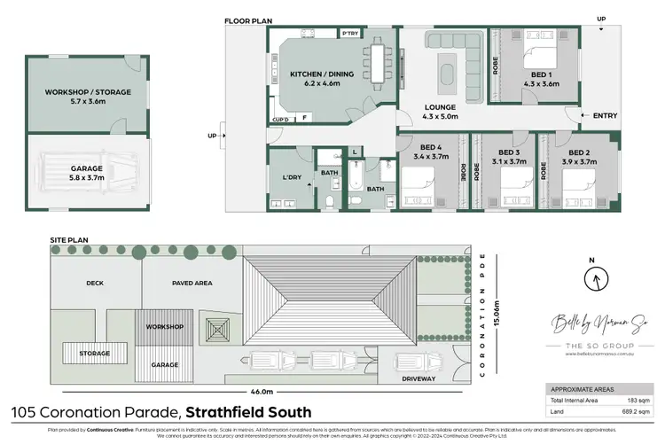 Floorplan of Homely house listing, 105 Coronation Parade, Strathfield South NSW 2136