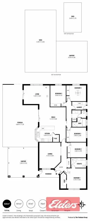 Floorplan of Homely house listing, 38 Jemalong Crescent, Roseworthy SA 5371