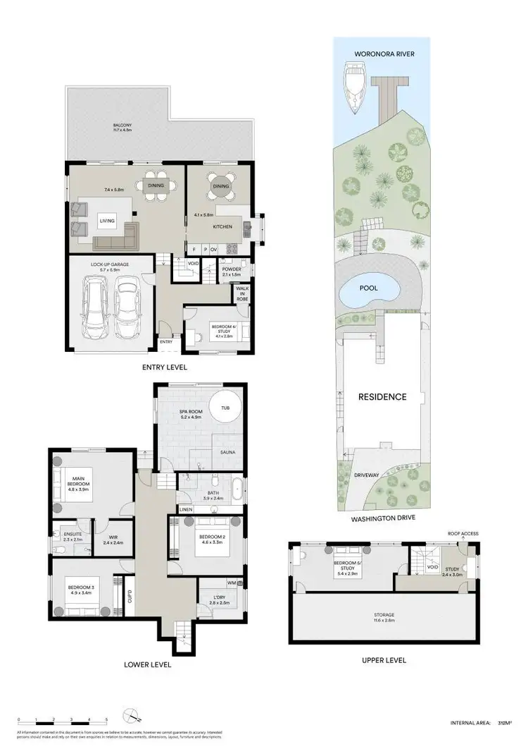 Floorplan of Homely house listing, 191 Washington Drive, Bonnet Bay NSW 2226