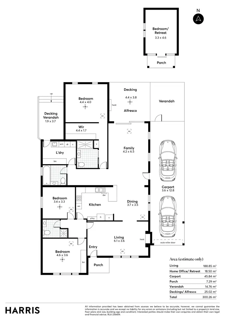 Floorplan of Homely house listing, 91 Godfrey Terrace, Erindale SA 5066