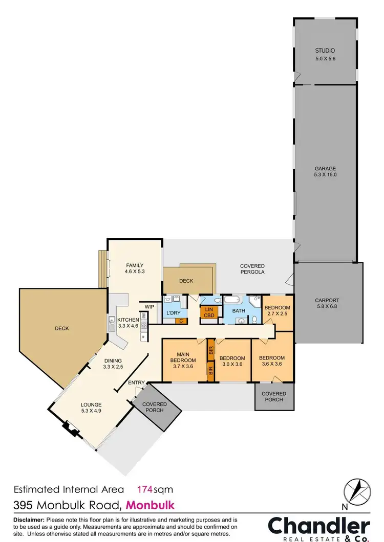 Floorplan of Homely house listing, 395 Monbulk Road, Monbulk VIC 3793