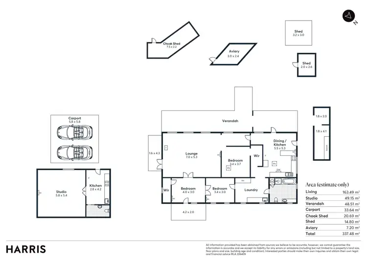 Floorplan of Homely rural property listing, 102 Bald Hills Road, Blakiston SA 5250