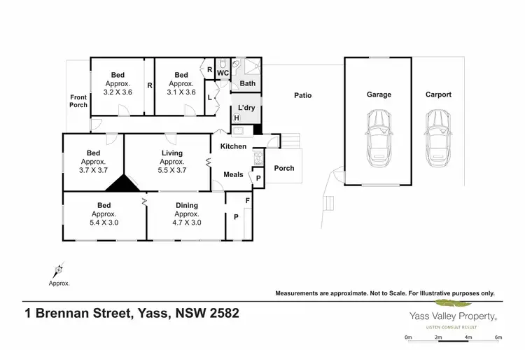 Floorplan of Homely house listing, 1 Brennan Street, Yass NSW 2582