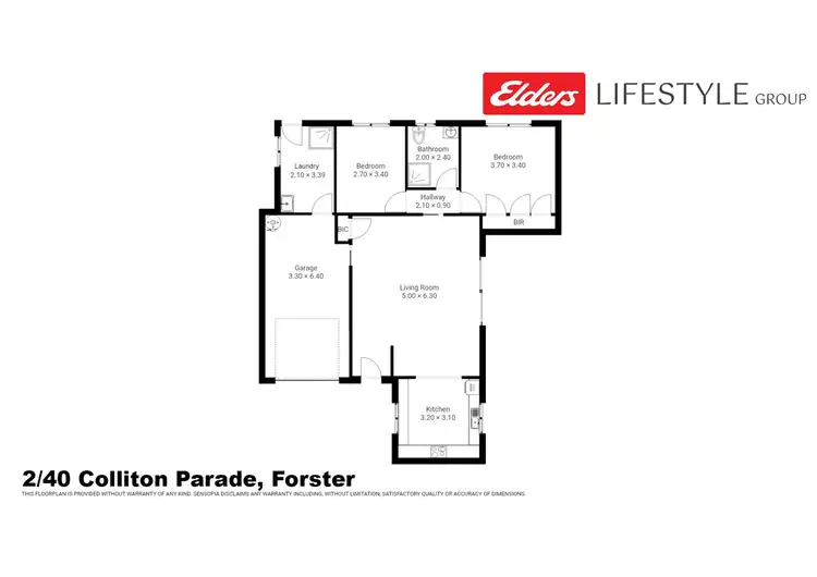 Floorplan of Homely villa listing, 2/40 Colliton Parade, Forster NSW 2428