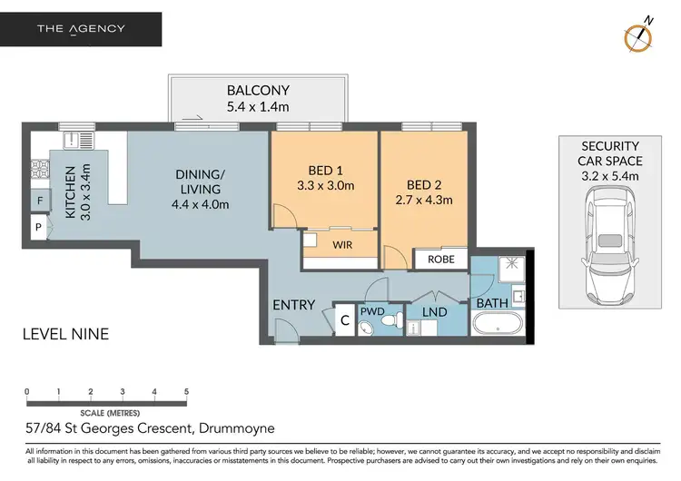 Floorplan of Homely apartment listing, 57/84 St Georges Crescent, Drummoyne NSW 2047