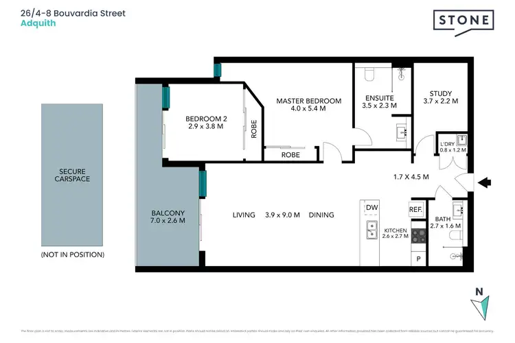 Floorplan of Homely apartment listing, 26/4-8 Bouvardia Street, Asquith NSW 2077