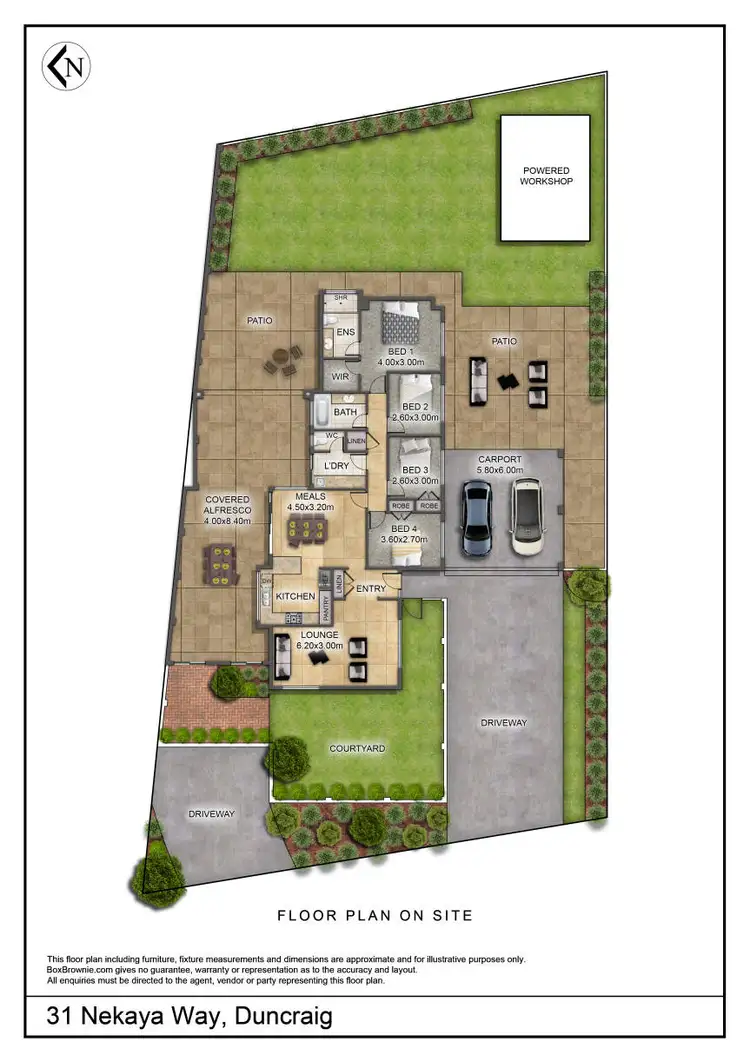 Floorplan of Homely house listing, 31 Nekaya Way, Duncraig WA 6023